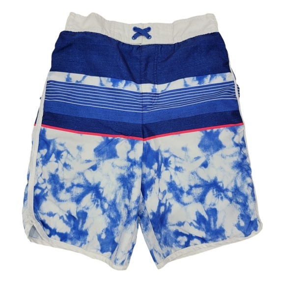 Fortnite Other - (B) Boys Swim Trunks Blue/White